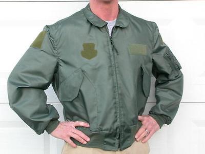 Nomex CWU-36/P flight jacket size Large 42-44 + USAF nametag - the