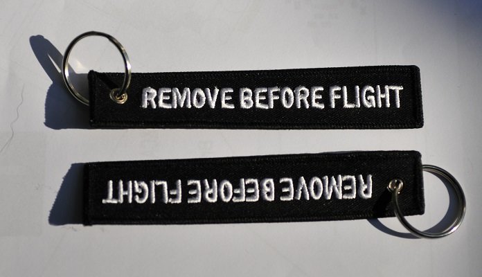 Remove before flight - Keyring - orangeOrd.No. 5/37