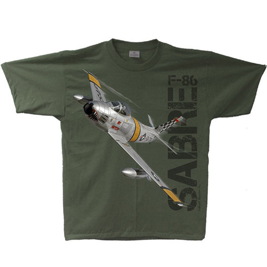 F-86 Sabre Adult T-Shirt Skywear Line - the Aviation Store.net