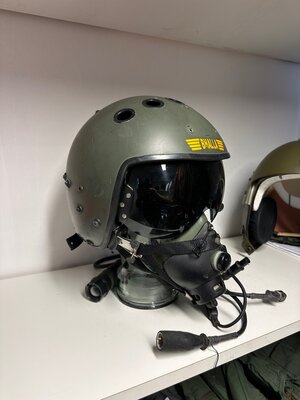 Zsh-7 flight helmet + KM-34 oxygen mask fighter pilot Indian Air Force  Bhalla