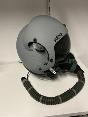 HGU-55/G flight helmet + MBU-5/P oxygen mask WEA