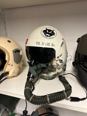 HGU-26P flight helmet & MBU-5/P oxygen mask ALA 12 F-4C Phantom pilot TTE Solis