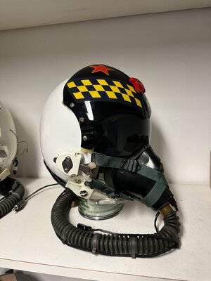 HGU-2/P flight helmet & MBU-5/P oxygen mask Red Flag Aggressor 4440 TFTG