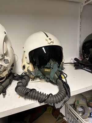 HGU-26/P flight helmet + MBU-5/P oxygen mask