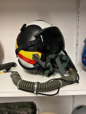 Gentex HGU-55/P flight helmet + MBU-5/P oxygen mask 9th Squadron Spanish Navy markings Cobra AV-8B Harrier