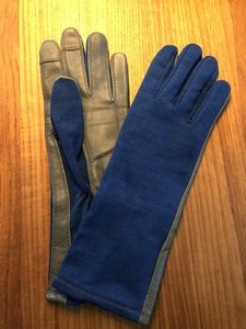 Nomex Fighter Pilot Gloves (USN blue) - the Aviation Store.net