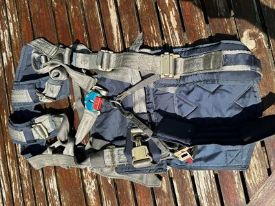 Fighter pilot harness JSS-18 Zvezda K36 used SU-27 & SU-30