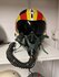 HGU-33 flight helmet Lt Commdr Clooney Spanish Navy AV-8 Harrier + MBU-5 oxygen mask_