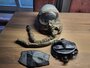 NBC flight helmet from fighter pilot MBU-12 mask CRU-80 mask complete_